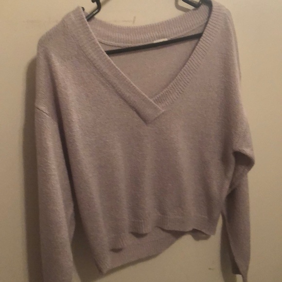 Garage Tops - Light pink cropped sweater